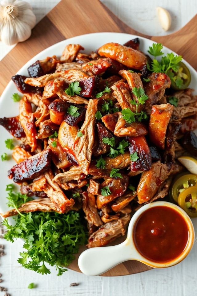 tender flavorful slow cooked pork