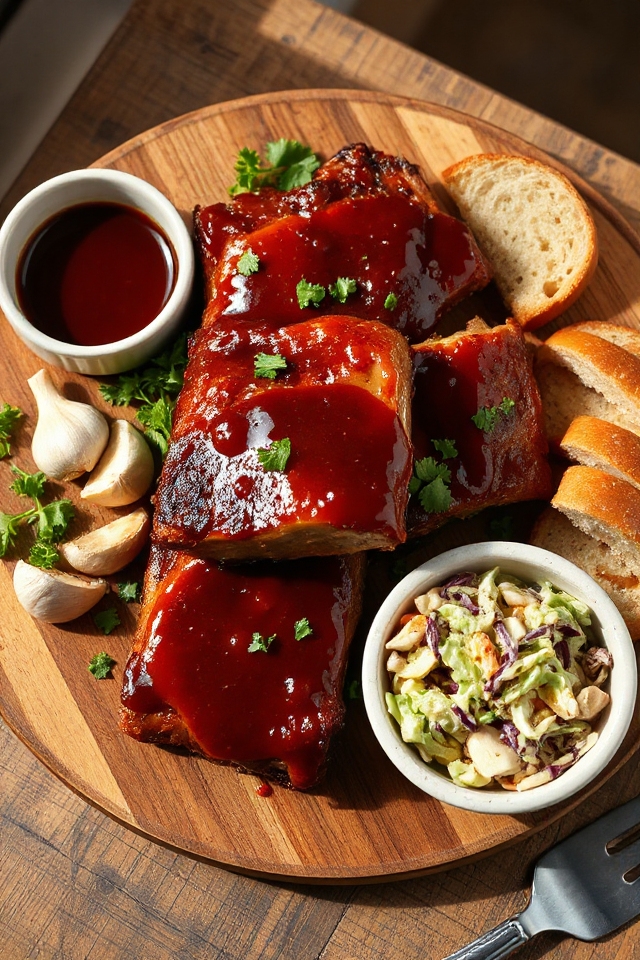 tender flavorful slow cooked ribs